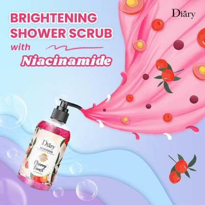 Sữa Tắm Sáng Da Hạt Tẩy Tế Bào Chết Diary Bright Shower Scrub (05 Mùi Hương)