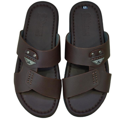 Dép Nam Quai Ngang Da Bò Thật TiTi ĐÔ Cao Cấp DN2076