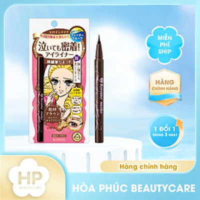Bút Kẻ Mắt Nước Siêu Chống Trôi Nét Siêu Sắc Mãnh Kissme Heroine Make Smooth Liquid Eyeliner Super Keep (0.1 G)