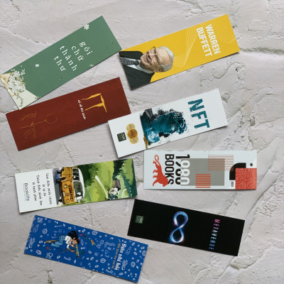 Bookmark kẹp sách giấy cứng