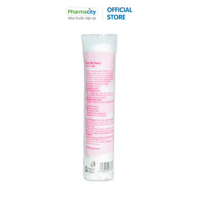 Bông tẩy trang Pharmacity Cotton Puffs (Túi 90 miếng) - New