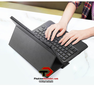 Bao da kèm bàn phím cho SamSung Galaxy Tab A8 2022 10.5 inch X200 X205 chính hãng Dux Ducis có bàn di chuột TrackPad - Hàng chính hãng 