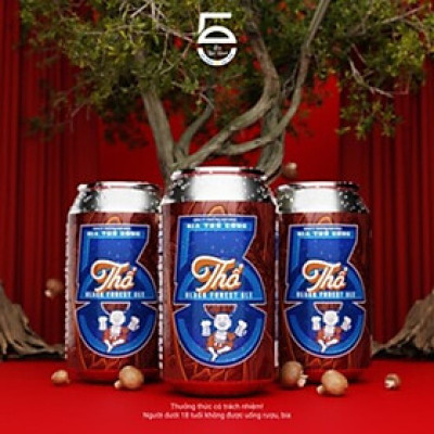 Thùng Bia Thổ lon 330ml x20/Bia Ngũ Hành/Bia thủ công/Bia lon 330ml, độ cồn 4.9%/Craft beer/5E