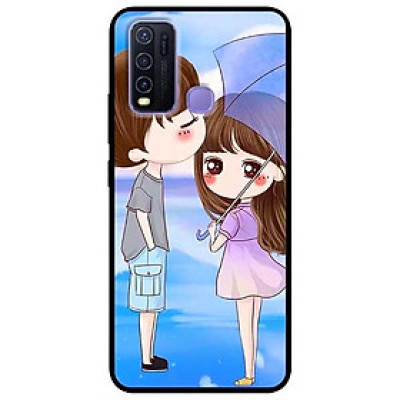 Ốp lưng dành cho Vivo Y30 - Y30i - Y50 mẫu Cặp Đôi Xanh