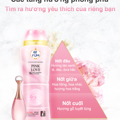 Hạt Xả Thơm Quần Áo Arfum Lưu Hương Tới 16 Tuần, Làm Mềm Vải Và Chống Tĩnh Điện (250gr/Chai)