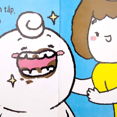 Sách Ehon Miu Bé Nhỏ Phần 2 Tiếng Việt - Đừng Ăn Kẹo Nhiều Nhé