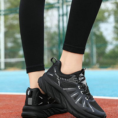 Giày thể thao nam nữ, giày chạy bộ đế êm nhẹ, thoáng khí đế cao su đúc, chống trơn trượt hạn chế mòn  – G1013