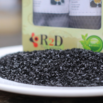 Túi hút ẩm khử mùi và lọc không khí cho tủ Giày Dép (hộp 4 túi nhỏ) làm từ Than hoạt tính gáo dừa