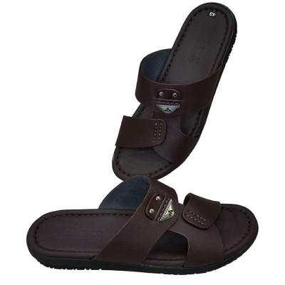 Dép Nam Quai Ngang Da Bò Thật TiTi ĐÔ Cao Cấp DN2076