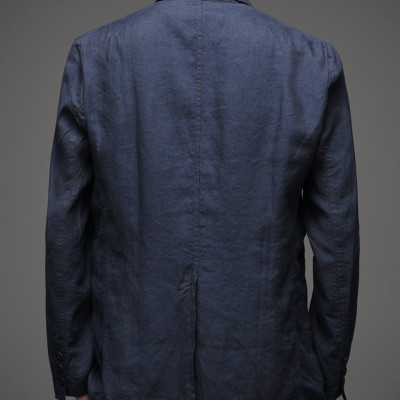 Blazer nam chất linen cổ xẻ kiểu, tay dài, thích hợp mùa thu đông, chất dày dặn đứng form, phong cách Hàn Quốc Bz06