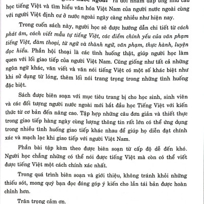 Sách - Tiếng Việt Cho Người Nước Ngoài - Vietnamese Complete Course For Beginners (Tái Bản 2025)