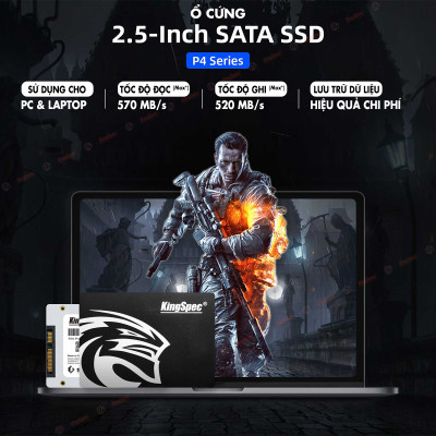Ổ cứng SSD KingSpec 480GB SATA 2.5 / P4 480G - Hàng Chính Hãng