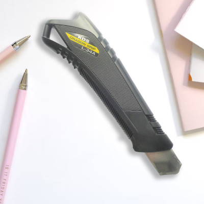 Dao rọc đa năng khóa trượt KDS L-34A BK LTD