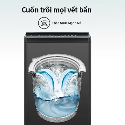 Máy Giặt Hisense 13kg WTJH1313UB Giặt thông minh AI tiết kiệm điện và nước, bảo hành 2 năm - HÀNG CHÍNH HÃNG