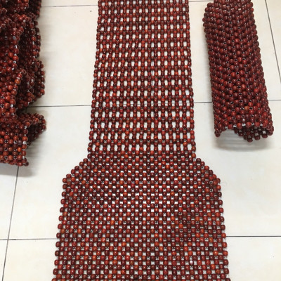 Đệm Lót Ghế Xe Ô Tô Hạt Gỗ ( hình thật )