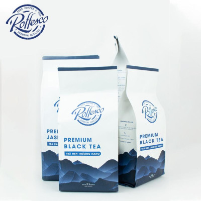 Combo 4 Trà Xanh Lài Và Đen ROFFESCO PREMIUM JASMINE & BLACK TEA 100% Hương Thơm Thuần Khiết