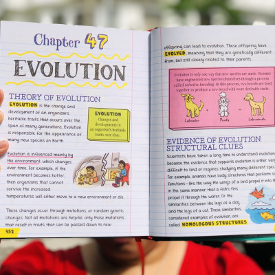 Sách Everything You Need To Ace Biology Big Fat Notebooks ( Sổ Tay Sinh Học Tiếng Anh ) - Tổng Hợp Kiến Thức Sinh Học Cho Học Sinh Lớp 8 Đến Lớp 12 - Á Châu Books, Bìa Cứng, In Màu