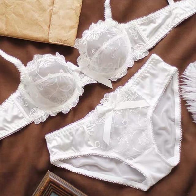 Bộ Đồ Lót Ren Có Gọng Không Đệm Siêu Mỏng ( Mã B33)