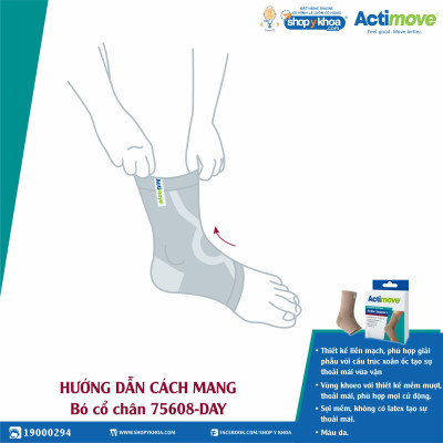 Bó cổ chân 75608-DAY Actimove Ankle Support