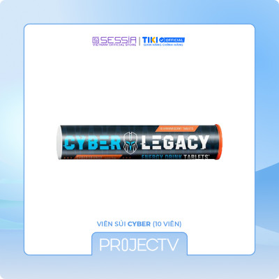 Thực Phẩm Bảo Vệ Sức Khỏe CYBER LEGACY - Viên Sủi CYBERORANGE - Năng Lượng Của Những Chiến Thắng Hàng Ngày - PROJECT V - Hộp 10 Viên Sủi - Xuất xứ Pháp, Hàng Chính Hãng