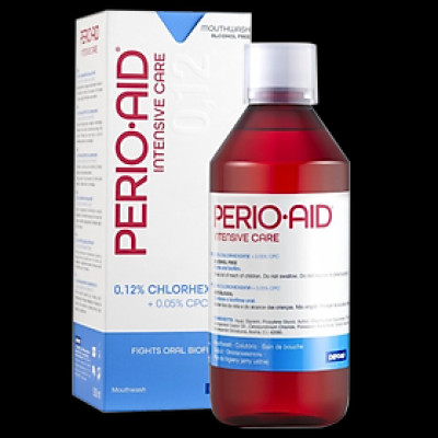 Nước súc miệng ngăn mảng bám, chống viêm Perio.Aid Intensive Care 500ml