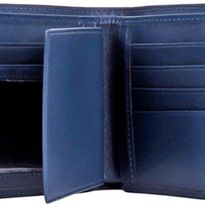 Ví Nam Huy Hoàng HT2137 (12.5 x 10 cm) - Xanh Đậm