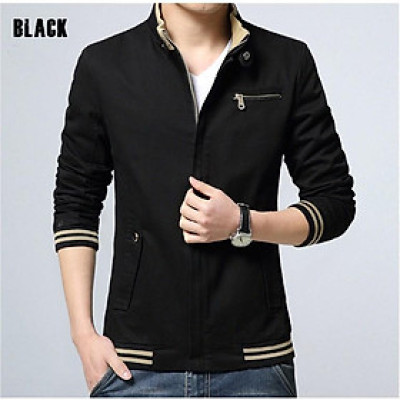 ÁO KHOÁC KAKI NAM 2 LỚP BO SỌC 