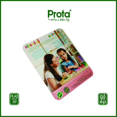 [CHÍNH HÃNG] Đồng hồ gỗ ghép hình Bé trai cao cấp Prota + quà tặng SỐC