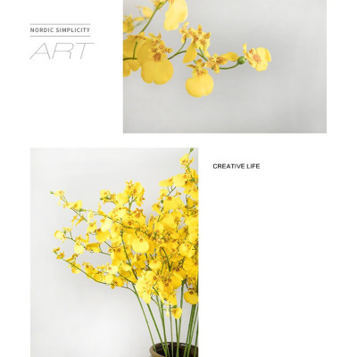 Cành hoa vũ nữ giả - Cành 5 nhánh - dài 80cm - Cây giả, hoa lụa Decor trang trí nhà cửa