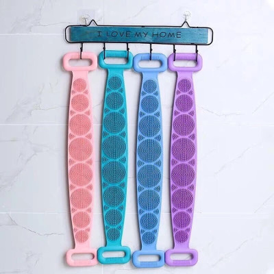 Bộ 3 Dây Tắm Massage Chà Lưng 2 Mặt Cho Gia Đình GROFA - Màu sắc ngẫu nhiên