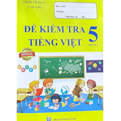 Sách - Đề kiểm tra toán + tiếng việt 5 học kì 2