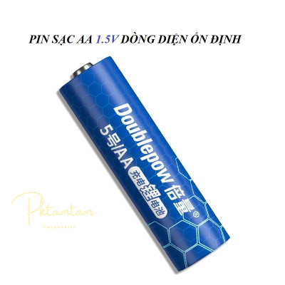 Pin sạc 1.5V AA Doublepow 2750mWh và bộ sạc nhanh L155 Hàng Chính Hãng