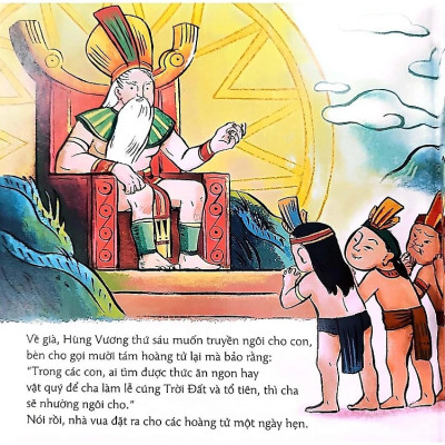 Cổ tích Việt Nam cho bé: Sự tích Bánh chưng Bánh dày - Kim Đồng - Bản màu