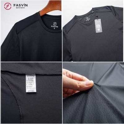 Bộ Quần Áo Thể Thao Nam FASVIN TS24625+Q25475.HN Hàng Nhà Máy Chất Liệu Mềm Mại Phom Dáng Đẹp