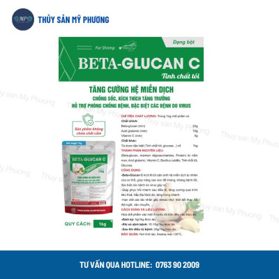 Thảo dược tăng đề kháng chống sốc Beta Glucan C tinh chất tỏi tăng cường chức năng gan vitamin c tôm thẻ cá lươn ếch ốc