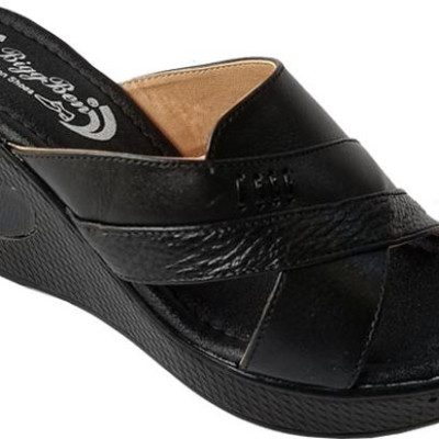 Dép Nữ Đế Xuồng BIGGBEN Da Bò Thật DX23