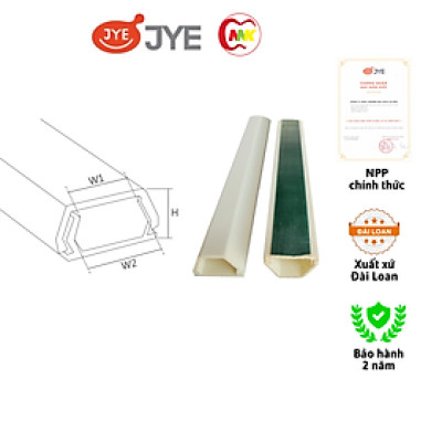 Ghen điện lúc giác/ Máng Dây Điện  số 1 dài 1 mét JYE hàng chính hãng