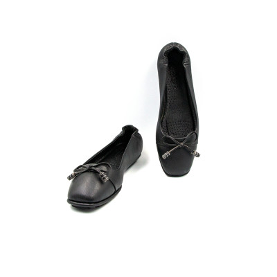 Giày Búp Bê Phối Nơ Da Micro Siêu Nhẹ TMW32301