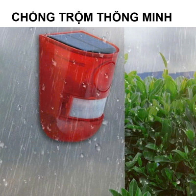 Báo Động Chống Trộjm Hồng Ngoại Loại Xịn – Không Dây, Dùng Pin Năng Lượng Mặt Trời Tiện Lợi, đèn trang trí
