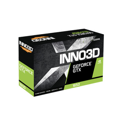 CARD Màn hình VGA Inno3D GeForce GTX 1650 Twin X2 OC 4GB GDDR6 – Hàng Chính Hãng