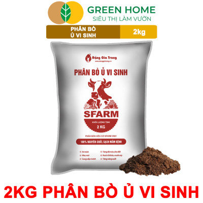 Phân Bón Hữu Cơ GreenHome, Sfarm, Nhiều Loại, Giúp Đất Tơi Xốp, Bổ Sung Chất Hữu Cơ Và Vi Sinh Vật