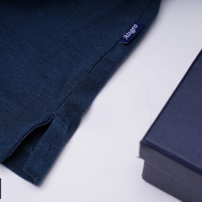 Áo polo CỔ TÀU MÀU XANH ĐEN ALGPLO38