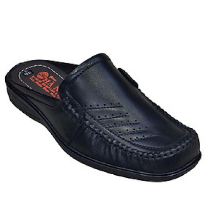 Dép Bít Mũi Nam Da Bò Thật TiTi ĐÔ Cao Cấp GSB2063d