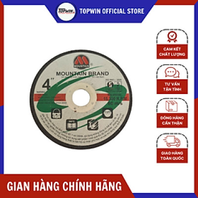 (Combo 5 Viên) Đá Cắt Sắt Núi 09 (MOUTAIN) 100x2x16mm Cắt Sắc Bén, Bền Bỉ, Ít Hao Mòn Và Độ Chính Xác Hoàn Hảo | TOPWIN Official Store