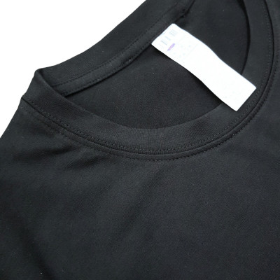 Áo thun nam nữ 80% Cotton Black09