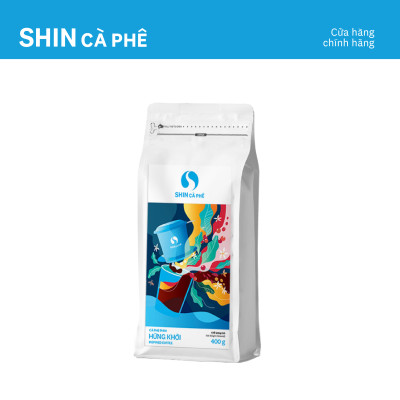 Cà phê Phin Hứng Khởi - SHIN Cà Phê - Cà phê pha phin - Gói 400g