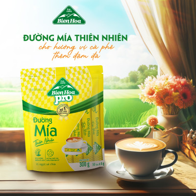 Combo 2 túi Đường Mía Thiên Nhiên Biên Hòa 6g (túi 300g)/túi
