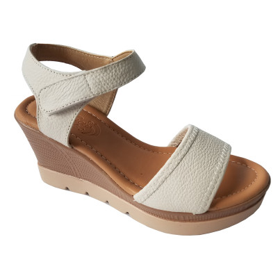 Giày Đế Xuồng Nữ BIGGBEN Da Bò Thật Cao 7 Phân SDX77