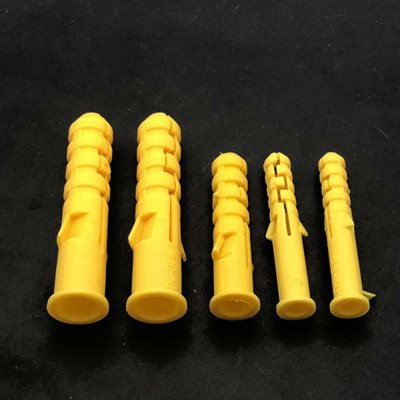 Set 10 Nở Nhựa màu Vàng 6 - 8mm Kèm Vít Inox 304 - Hàng Tốt, Vít Inox Nở Đóng Tường Chắc Chắn, Chống Gỉ, Tiện Dụng Trong Gia Đình- TakyHome 5080