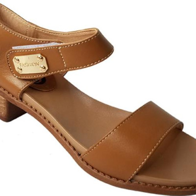 Giày Sandal Cao Gót BIGGBEN Da Bò Thật SDCG44